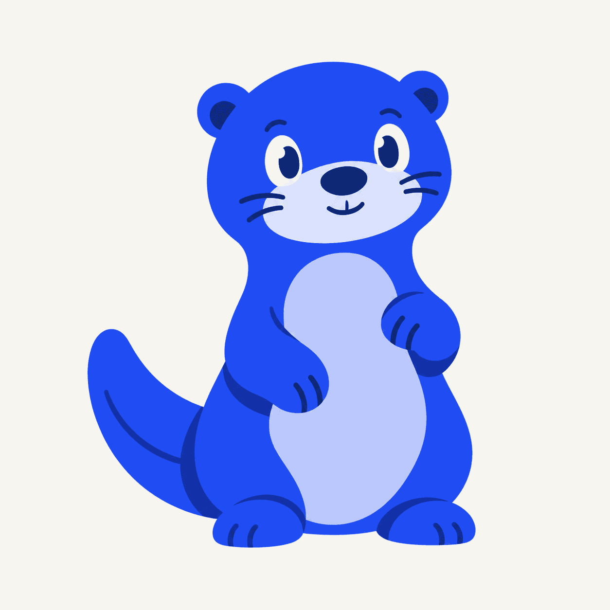 Onstead’s blue otter: say hello.